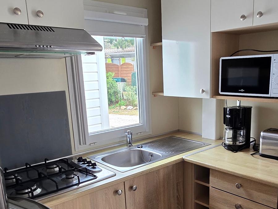 Mobilhome 4 personnes - Mobile-home Cipressino Confort 22m² - 2 chambres - terrasse semi-couverte - clim 8
