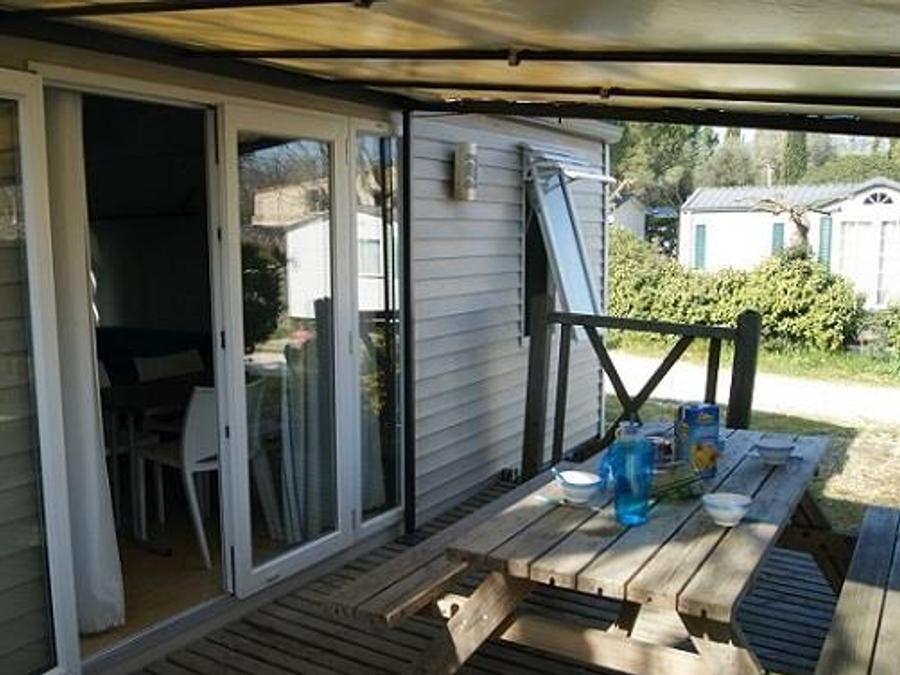 Mobilhome 6 personnes - Mobile-home Cayanne Standard 31m² - 2 chambres - terrasse semi-couverte 3
