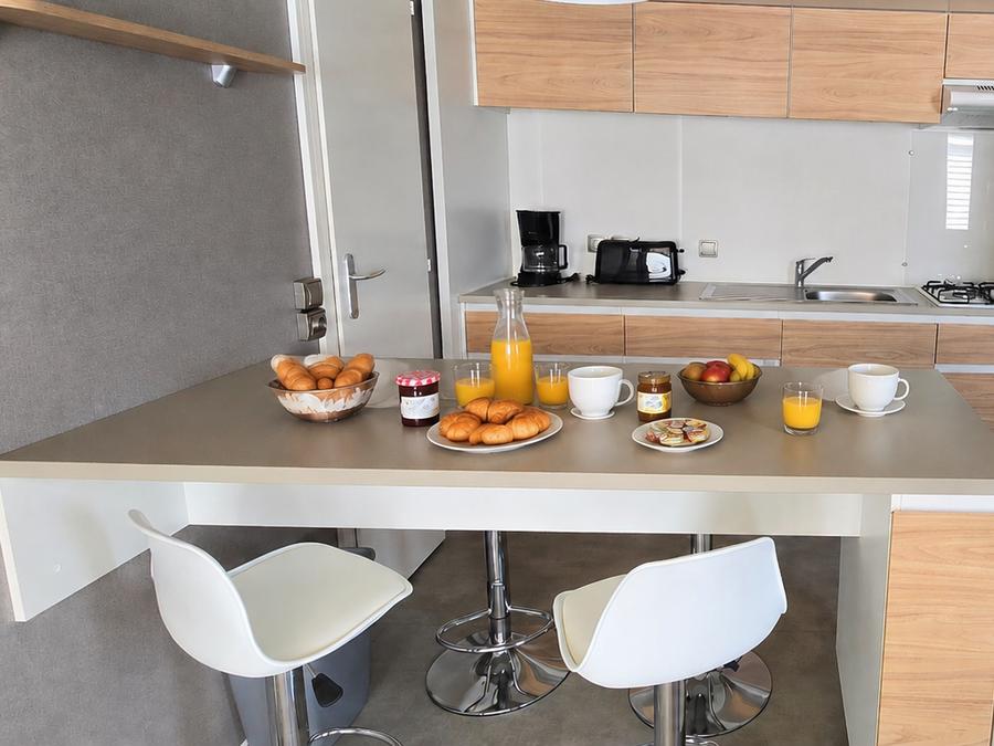 Mobilhome 6 personnes - Mobile-home Grassois Confort 33m² - 3 chambres - terrasse semi-couverte - clim 2