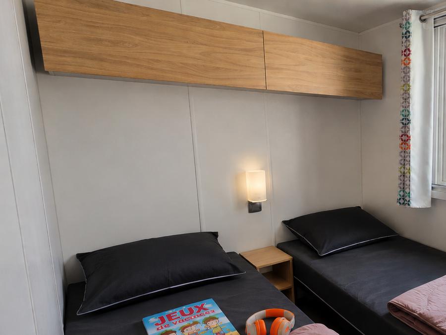 Mobilhome 6 personnes - Mobile-home Grassois Confort 33m² - 3 chambres - terrasse semi-couverte - clim 4