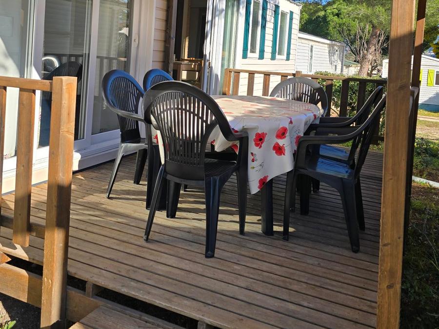 Mobilhome 6 personnes - Mobile-home Cigalou Premium 34m² - 3 chambres - terrasse semi-couverte - clim 0