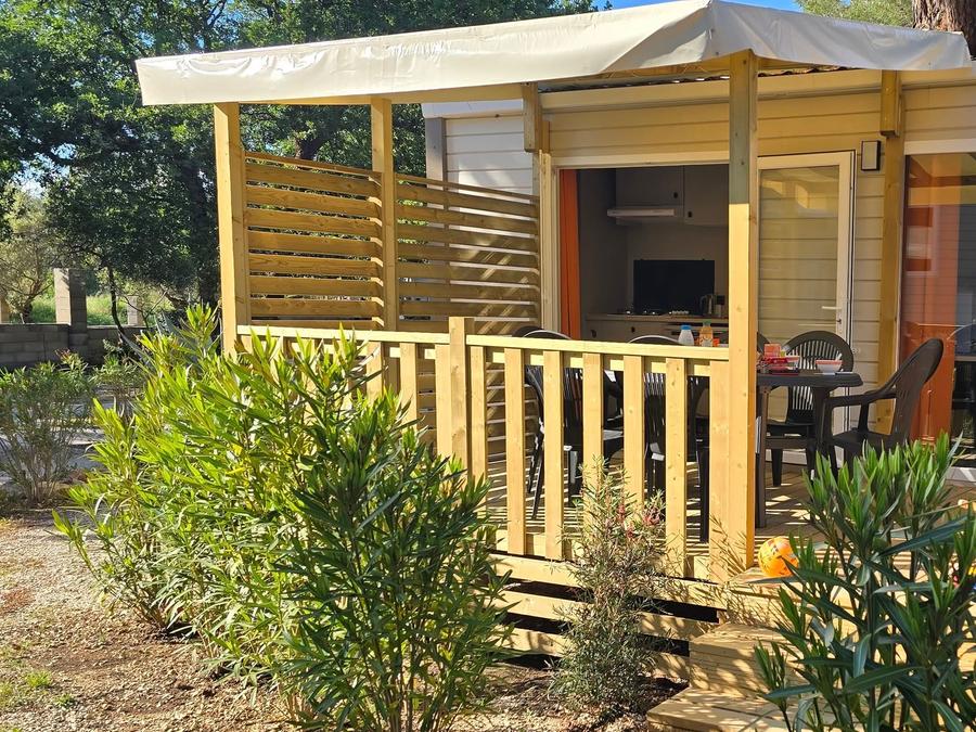 Mobilhome 6 personnes - Mobile-home Riviera Premium 34m² - 3 chambres - terrasse semi-couverte - clim 7