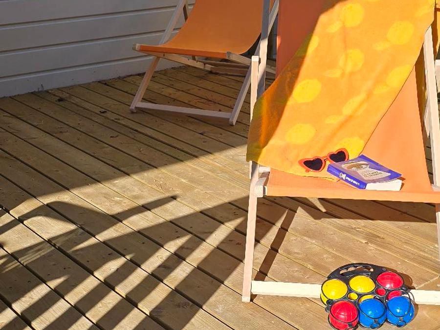 Mobilhome 6 personnes - Mobile-home Riviera Premium 34m² - 3 chambres - terrasse semi-couverte - clim 9