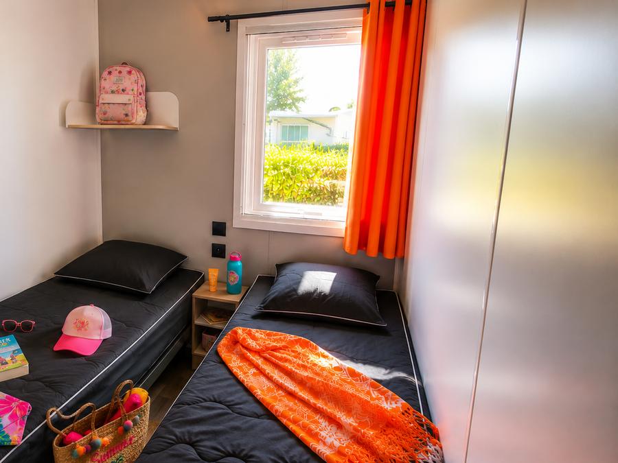 Mobilhome 6 personnes - Mobile-home Riviera Premium 34m² - 3 chambres - terrasse semi-couverte - clim 15