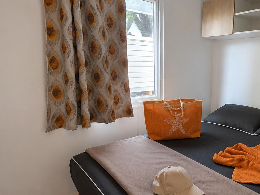 Mobilhome 6 personnes - Mobile-home Cayanne Standard Clim 31m² - 2 chambres, terrasse semi-couverte - clim 9