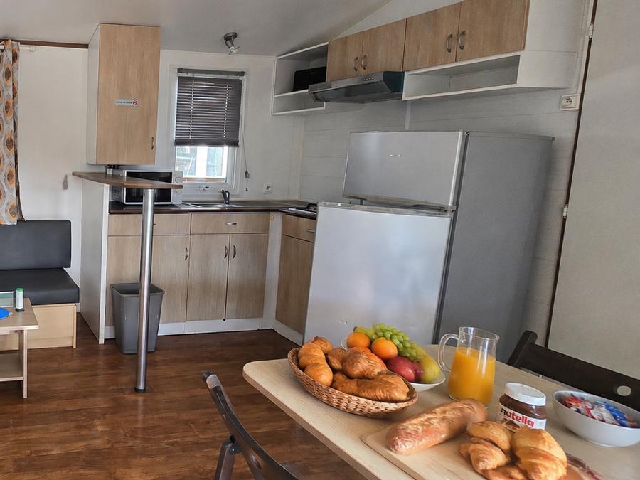 Mobilhome 6 personnes - Mobile-home Cayanne Standard Clim 31m² - 2 chambres, terrasse semi-couverte - clim 6