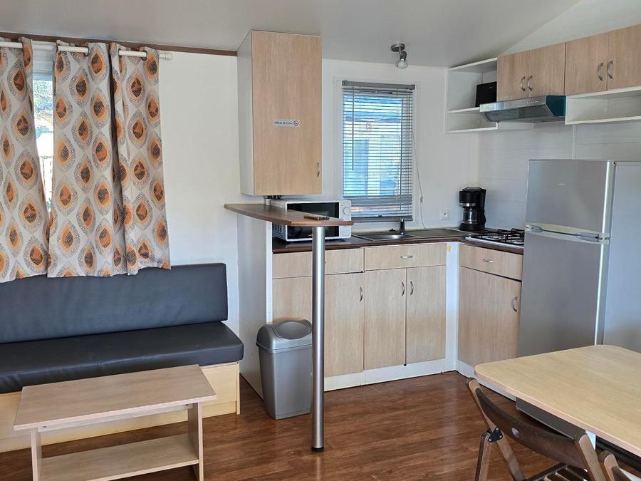 Mobilhome 6 personnes - Mobile-home Cayanne Standard Clim 31m² - 2 chambres, terrasse semi-couverte - clim 2
