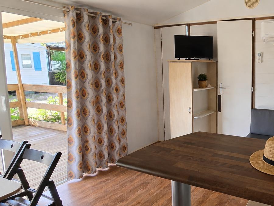 Mobilhome 6 personnes - Mobile-home Cayanne Standard Clim 31m² - 2 chambres, terrasse semi-couverte - clim 7