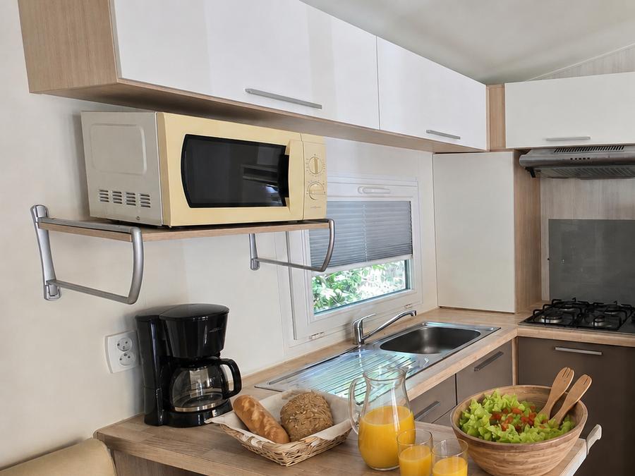 Mobilhome 6 personnes - Mobile-home Grassois Standard Clim 33m² - 3 chambres - terrasse semi-couverte - clim 1