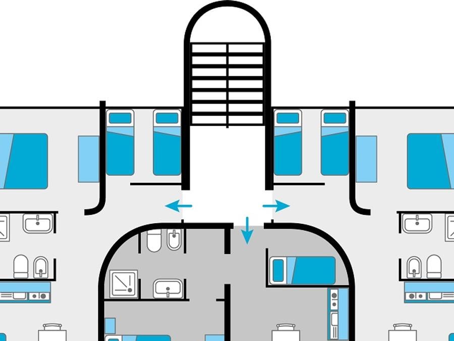 Appartement 4 personnes - 2 chambres + terrasse couverte 8
