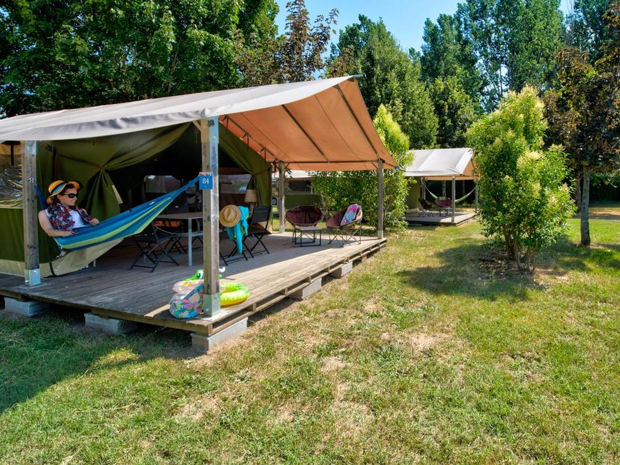 Bungalow toilé 5 personnes - Freeflower Standard 37m² 2 chambres dont terrasse couverte 13m² - sans sanitaires 1