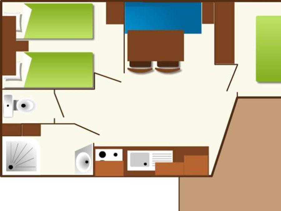 Mobilhome 4 personnes - Mobil-Home O'Phéa 4 1