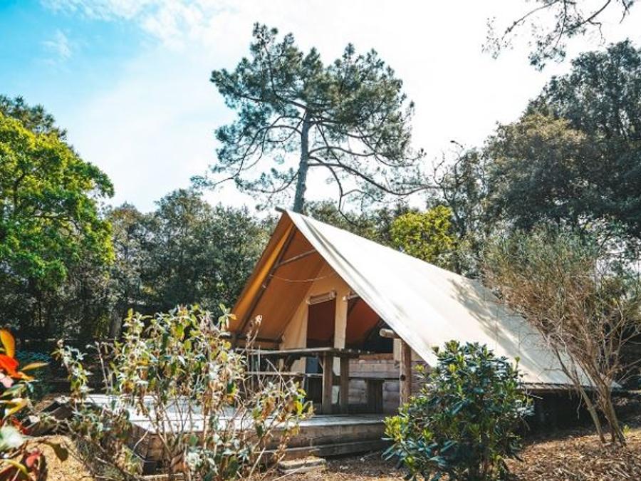 Bungalow toilé 4 personnes - Cabane Amazone (sans sanitaires) 7