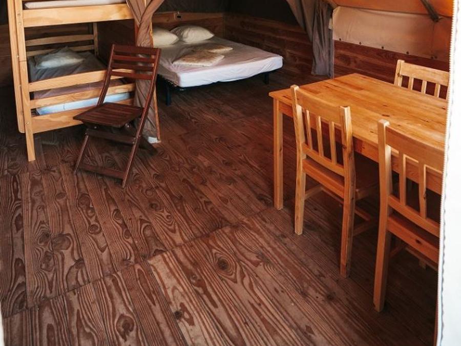 Bungalow toilé 4 personnes - Cabane Amazone (sans sanitaires) 6