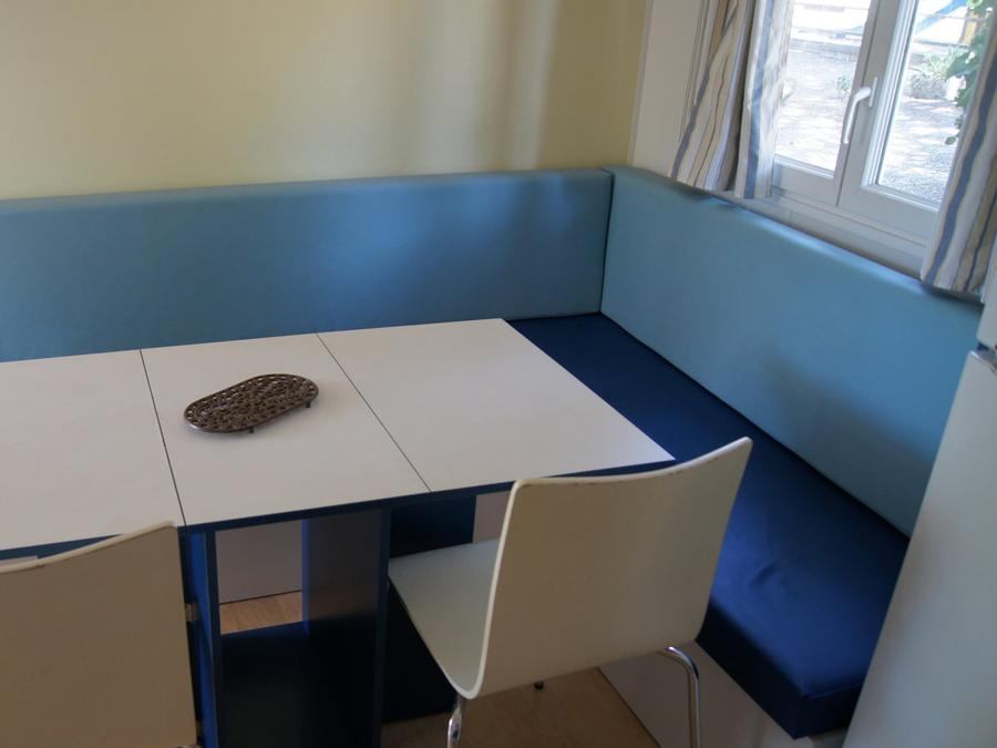 Mobilhome 6 personnes - Agaric ' spécial bébé' - 6 personnes - 2 chambres ' lit parapulie, pousssette canne et réhausseur de chaise' 4