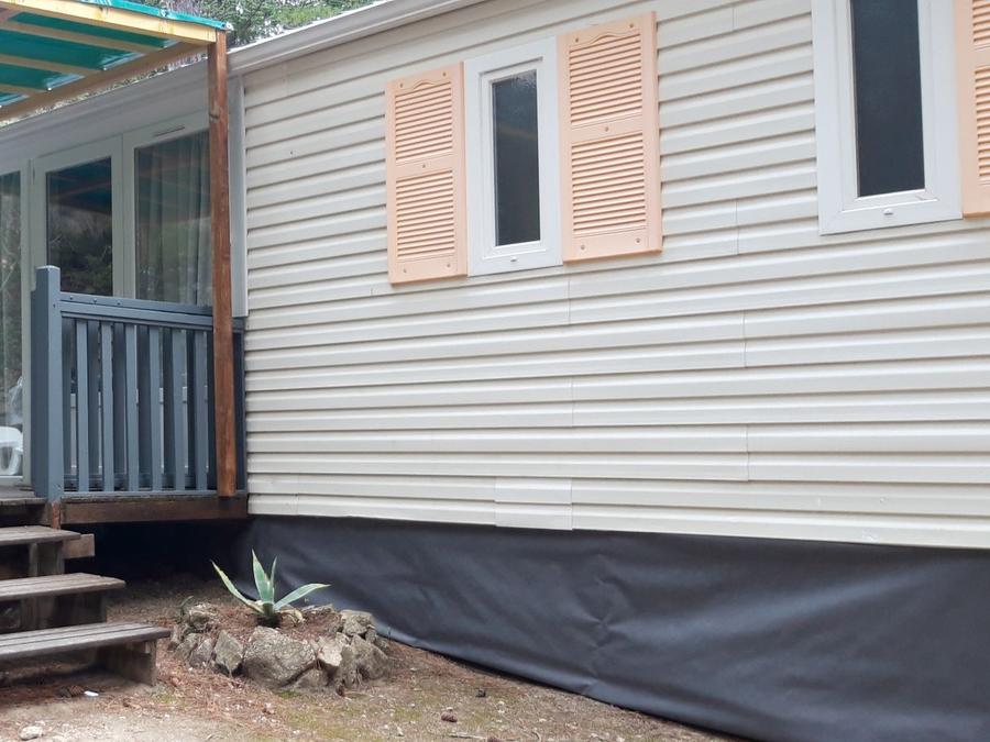 Mobilhome 4 personnes - GENTIANE -4 personnes - 1 chambre - avec jacuzzi extérieur privatif 1