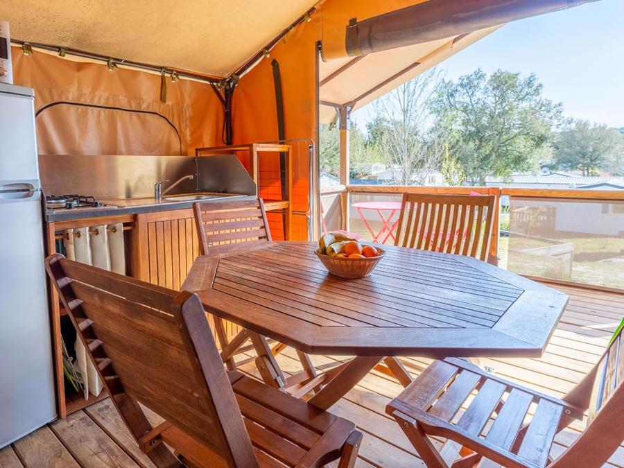 Tente en toile et en bois 5 personnes - SAFARI Tente 5 pers 3