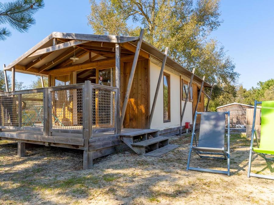 Tente en toile et en bois 5 personnes - SAFARI Lodge 5 pers 1