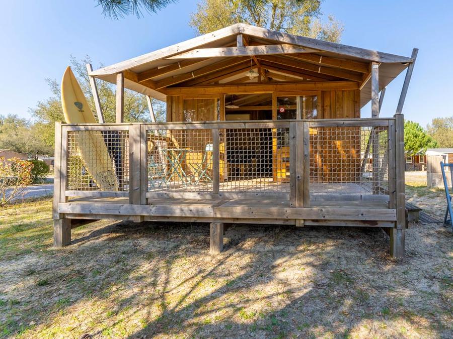 Tente en toile et en bois 5 personnes - SAFARI Lodge 5 pers 0
