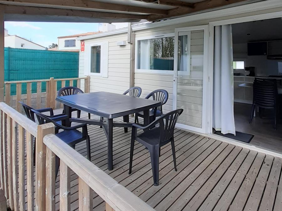 Mobilhome 8 personnes - Mobil-home LE GRAND LARGE - 35m² - 3 Chambres 1/8 pers 1