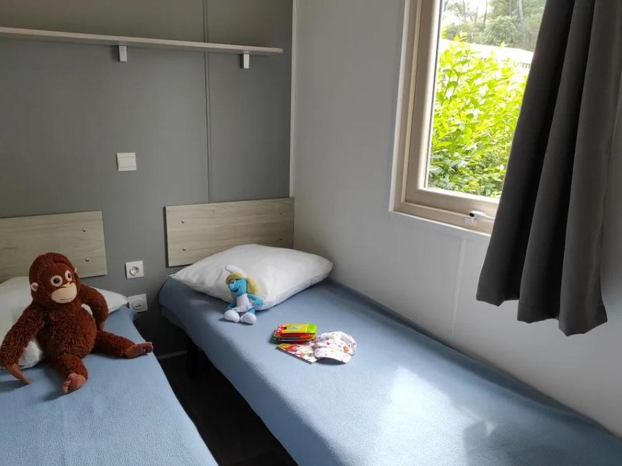 Mobilhome 4 personnes - Mobil-home GRAIN DE SABLE - 27m² - 2 Chambres 1/4 pers 4