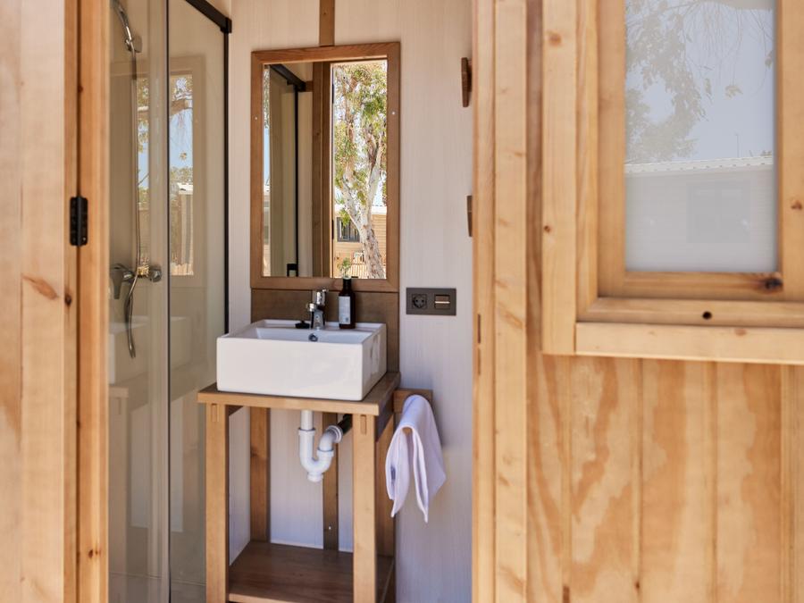 Tente en toile et en bois 2 personnes - Glamping Cabin-Tent Senyoret 25