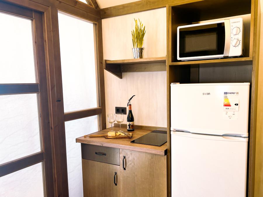 Tente en toile et en bois 2 personnes - Glamping Cabin-Tent Senyoret 16