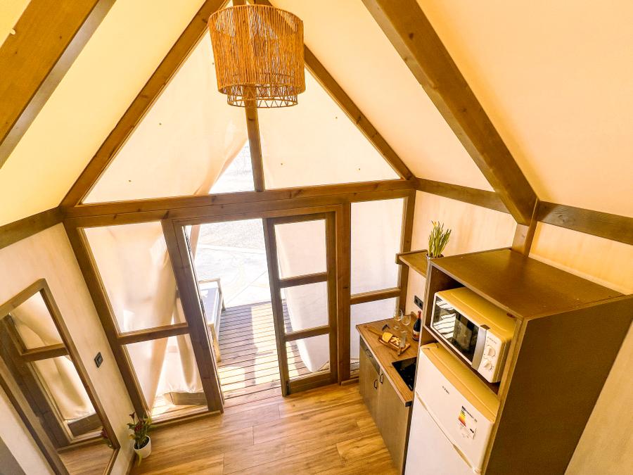 Tente en toile et en bois 2 personnes - Glamping Cabin-Tent Senyoret 15