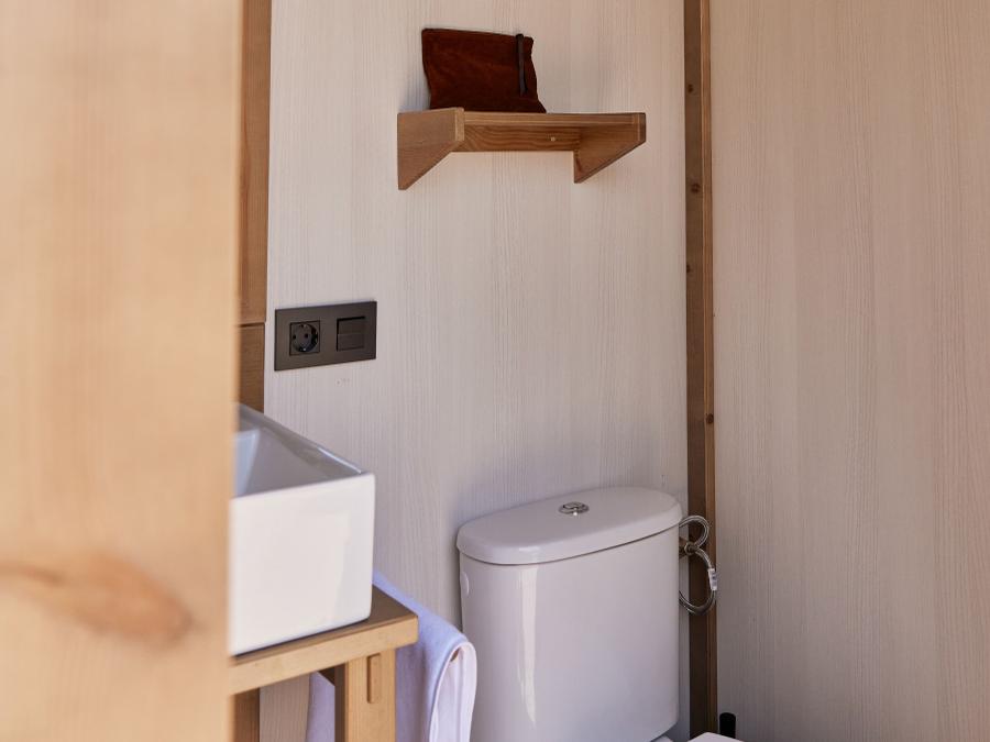 Tente en toile et en bois 2 personnes - Glamping Cabin-Tent Senyoret 24