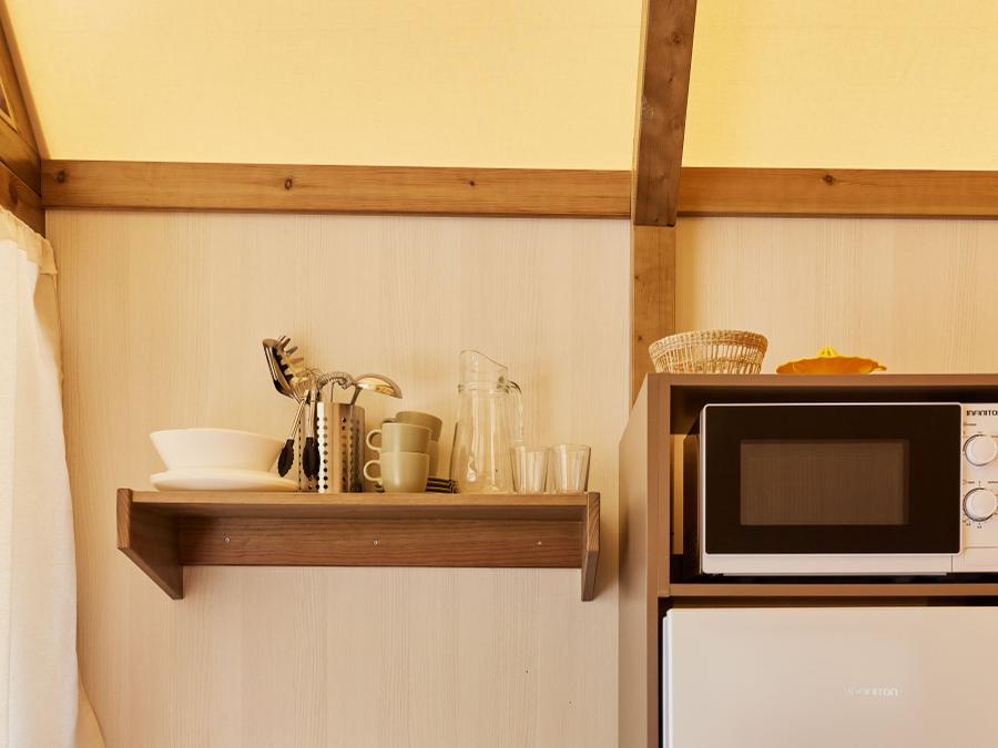 Tente en toile et en bois 2 personnes - Glamping Cabin-Tent Senyoret 17