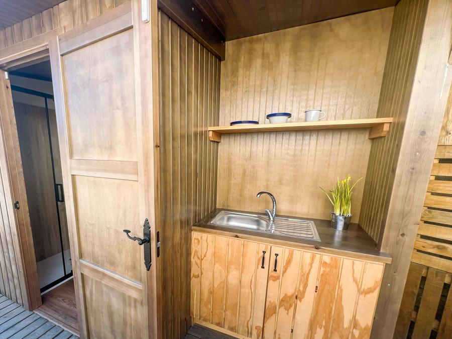 Tente en toile et en bois 2 personnes - Glamping Cabin-Tent Senyoret 19