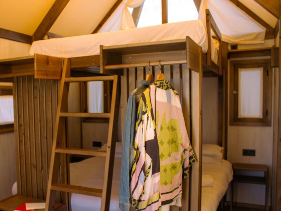 Tente en toile et en bois 2 personnes - Glamping Cabin-Tent Senyoret 12