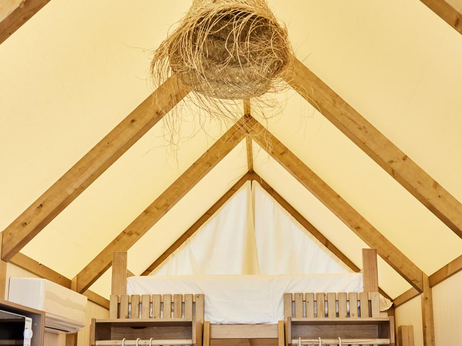 Tente en toile et en bois 2 personnes - Glamping Cabin-Tent Senyoret 5