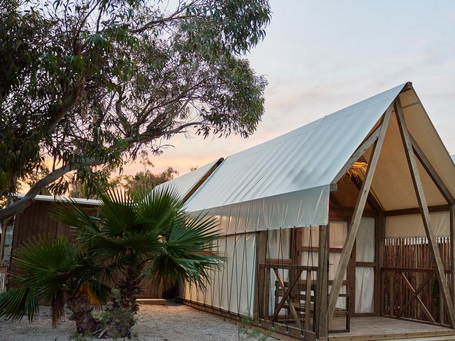 Tente en toile et en bois 2 personnes - Glamping Cabin-Tent Senyoret 2