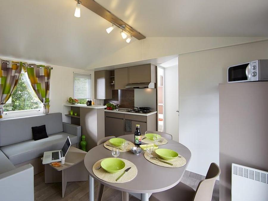 Mobilhome 6 personnes - Cottage DORDOGNE TRIBU - 3 chambres avec terrasse couverte 18m² 3