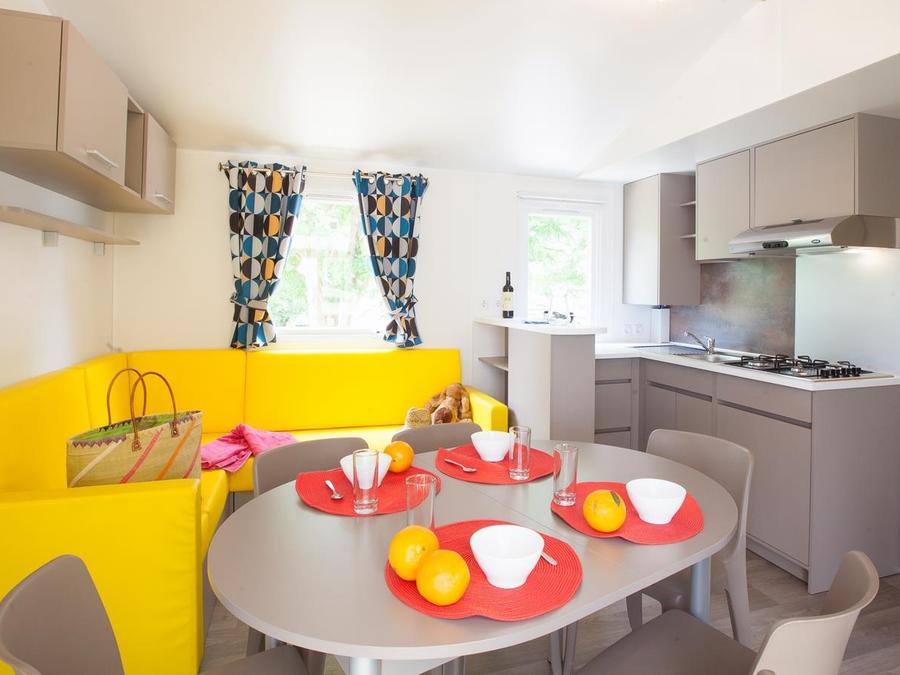 Mobilhome 6 personnes - Cottage DORDOGNE TRIBU - 3 chambres avec terrasse couverte 18m² 4
