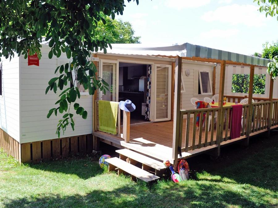 Mobilhome 6 personnes - Cottage DORDOGNE TRIBU - 3 chambres avec terrasse couverte 18m² 0