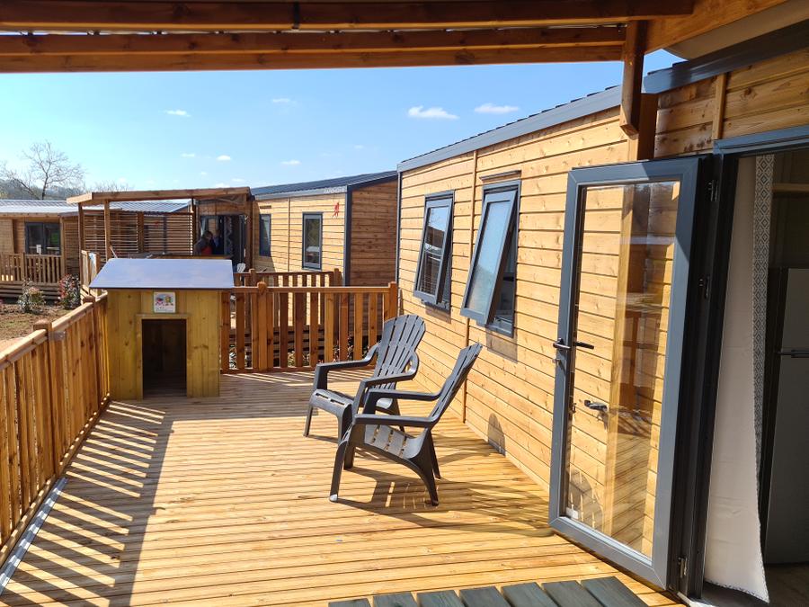 Mobilhome 4 personnes - Cottage Les P'tit Quercynois (Arrivée Dimanche) - 2 chambres - 2 salles de bain 0