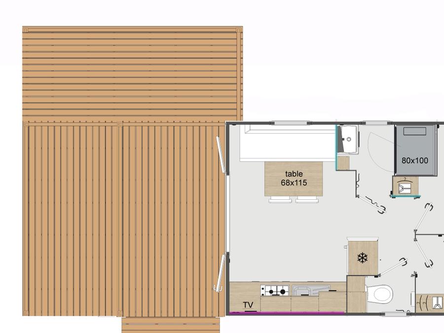 Mobilhome 4 personnes - Cottage Les Étoiles Occitanes (Arrivée dimanche) 9