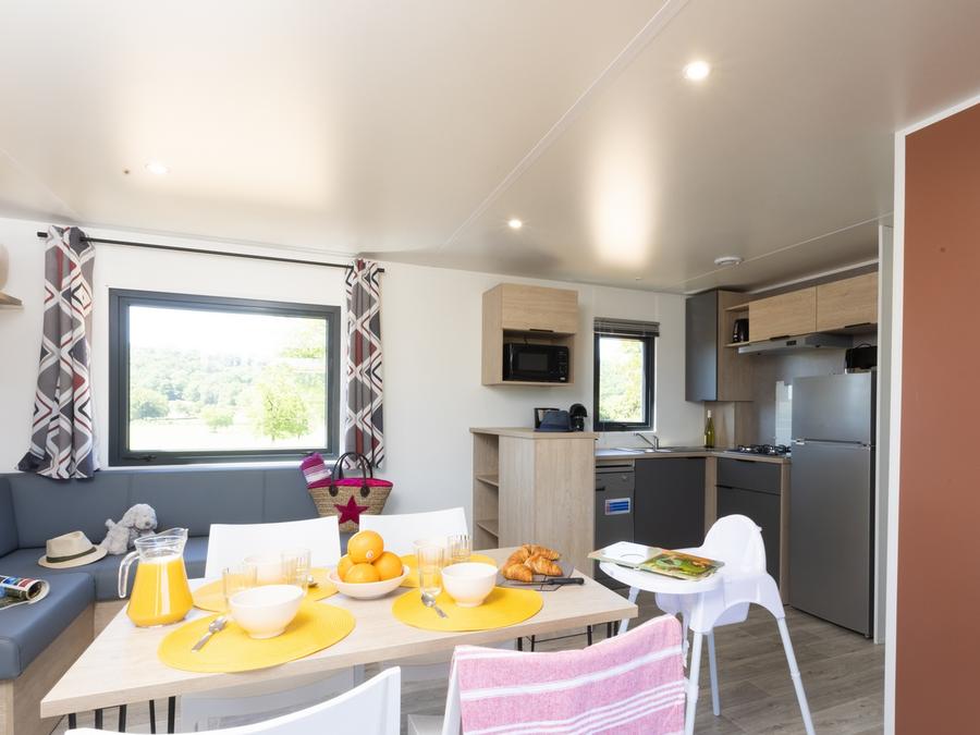 Mobilhome 4 personnes - Cottage Les P'tit Quercynois (Arrivée Samedi) - 2 chambres - 2 salles de bain 4