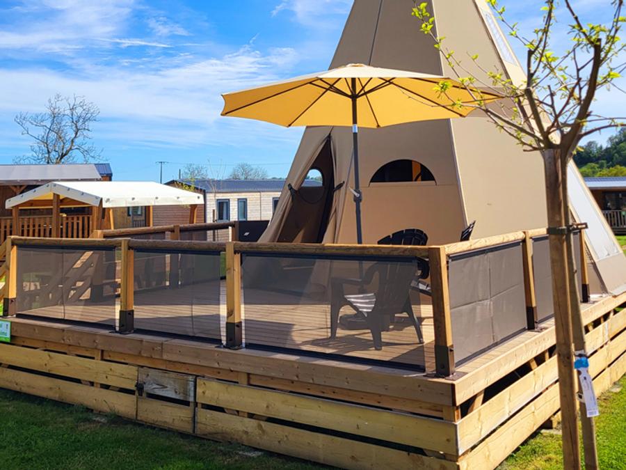 Hébergement 4 personnes - Tipi Insolite Premium 2 ch. - SDB 2