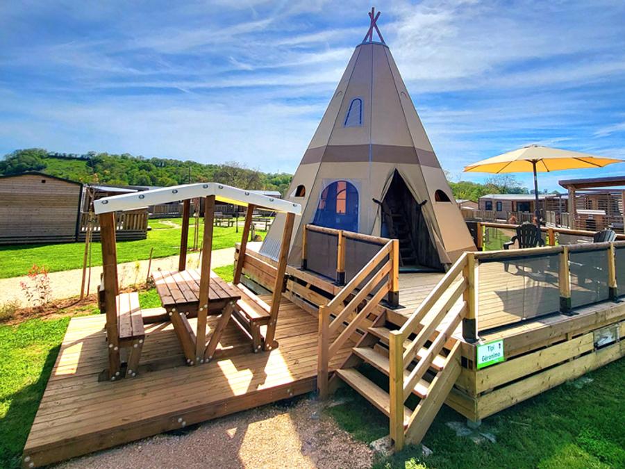 Insolite 4 personnes - Tipi Insolite Premium Cochise 2 ch. - SDB 0