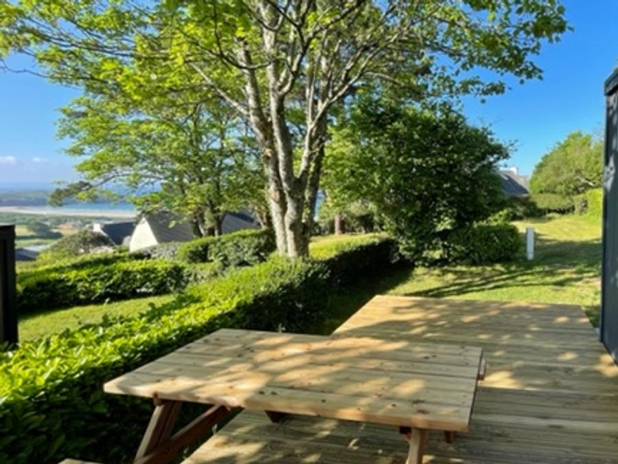 Mobilhome 6 personnes - R-Home 32m² (3 CH 1 SDB) Terrasse Vue mer 2
