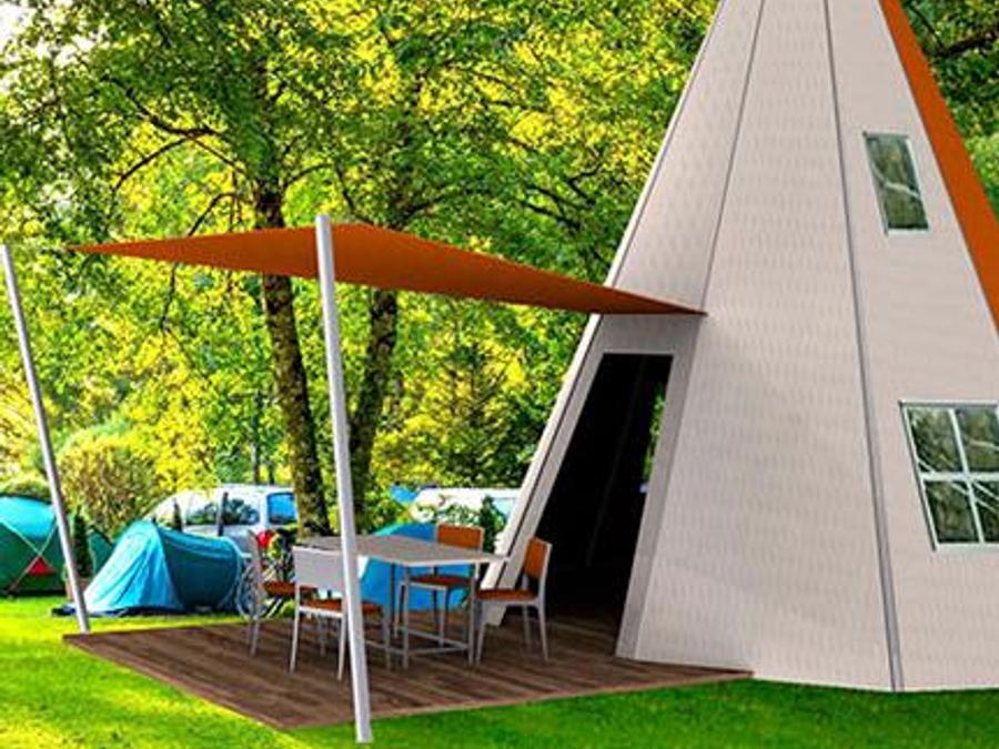 Insolite 5 personnes - TIPI HOME 3ch 5pers - sans sanitaire - 34m2 5