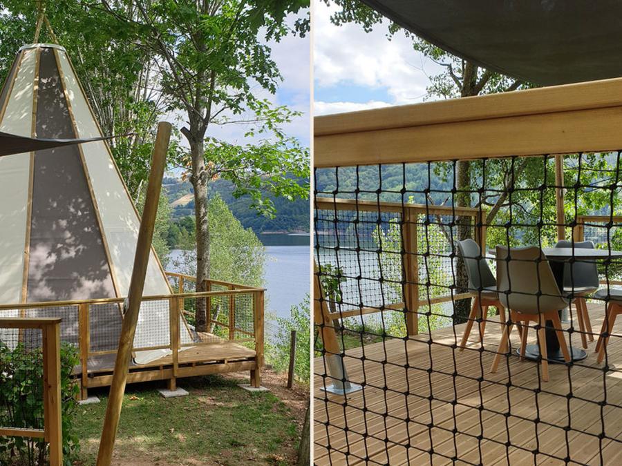 Insolite 5 personnes - TIPI HOME 3ch 5pers - sans sanitaire - 34m2 2