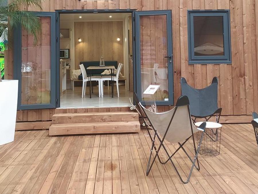Mobilhome 5 personnes - CABANE GLAMPING 2ch - 5 pers - sans sanitaire - 22m2 0