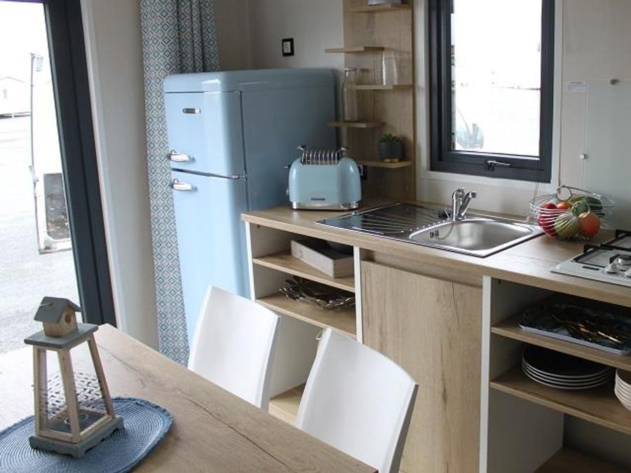Mobilhome 5 personnes - CABANE GLAMPING 2ch - 5 pers - sans sanitaire - 22m2 5