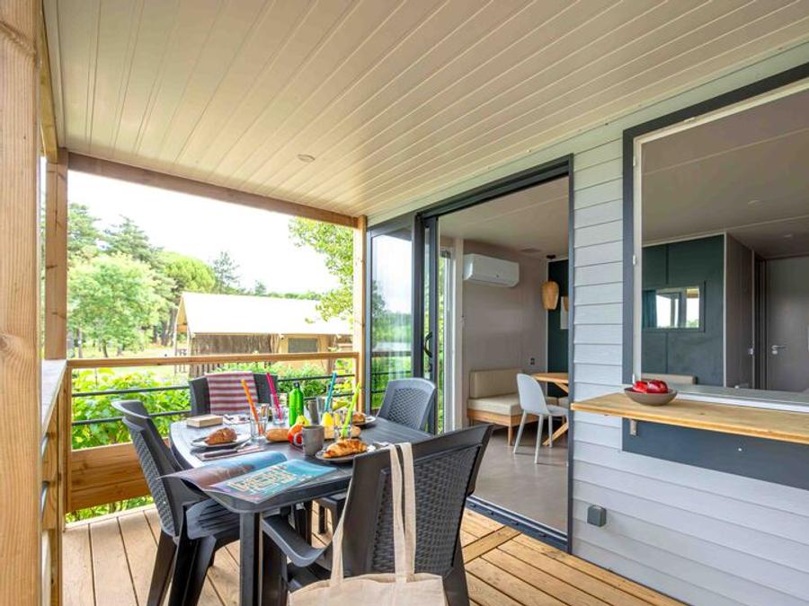Mobilhome 4 personnes - Ciela Privilège Bay - 2 chambres - Vue sur le lac - barbecue 2