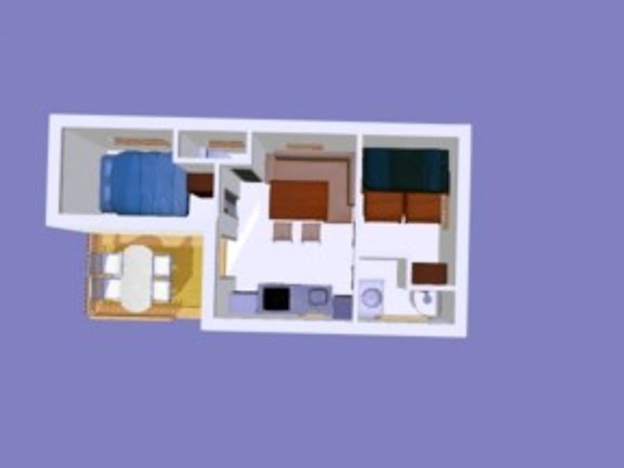 Chalet 4 personnes - Chalet Mobil Loggia 4 Places 2