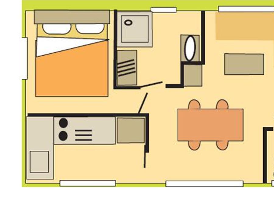 Mobilhome 6 personnes - RIVIERA 3 8